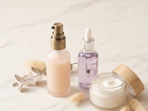 Contoh desain landing page kategori Kecantikan & Skincare