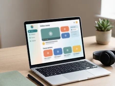 Contoh desain landing page kategori Produk Digital & Kursus